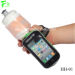 Neoprene Hydration Belt with Phone Pouch and Water Bottle Holder