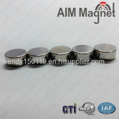 anti-corrosion D12 x 5mm countersink disc magnet neodymium