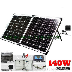 140W folded solar panel kit