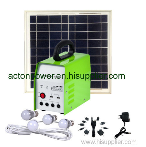6W solar home light kit