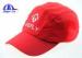 Fashion Red Polymesh Cool Outdoor Sports Baseball Caps With Reflective Printing Logo