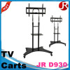 Movable LCD TV cart with wheels