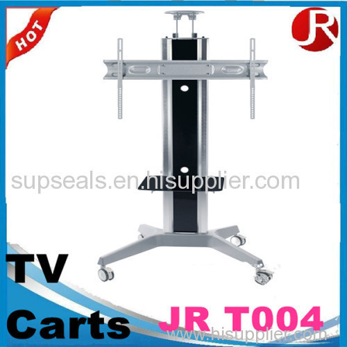 32-80 inch screen meeting mobile carts up and down manually tilting TV LCD TV floor stand