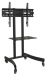 tv carts with wheels hot sale glass tv stand