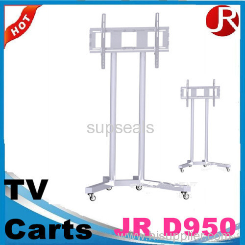Height adjustable back to back double screen TV