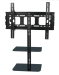 32-65 inch modern tv stand black glass tv table