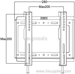 LCD / LED LCD TV rack shelf plasma LCD TV stand /tv mount 14-32
