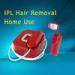 Portable Home Beauty Equipment Machine Red Color IPL For Armpit Hair Removal