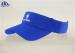Blue Dry Fit Unique Design Running Sun Visor Hats with Reflective Deboss