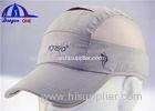 Polyester & Mesh Woven Custom Running Caps / Embroidered Baseball Caps