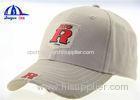 Logo Printing Washable Breathable Baseball Caps with 6 Panel , 100% Cotton Fabric