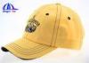 General Men's and Women's Wash Baseball Cap / Outdoor Sports Hats Yellow