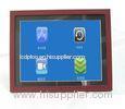 Unique 15 Inch Video High Resolution Digital Picture Frame With Wood Frame