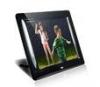 Black HDMI MP3 / WMA 8&quot; Digital Video Photo Frame With Music 350cd/m2