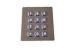 IP65 dynamic rated vandal proof Vending Machine Keypad with long stroke with 12 keys with backlight