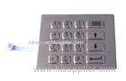 IP65 dynamic rated vandal proof Vending Machine Keypad/simple dot matrix keypad with 16-key