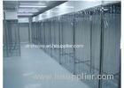 Stainless Steel Class 100 Clean Room With PVC Plastic Curtain 0.3-0.6m/s