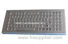 Washable Stainless Steel Keyboard Industrial Metal Desk Top For Coal Mine