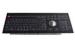 With Optical Trackball Black Industrial Membrane Keyboard with FN keys