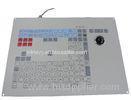 127 Keys With Trackball Industrial Membrane Keyboard Water Proof