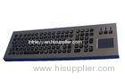 IP65 desktop Stainless Steel keyboard with touchpad , illuminated