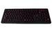 Black Titanium Ultrathin Illuminated USB Keyboard For Industrial Kiosk