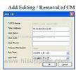 Traditional CMTS Supervisory Control Subsystem , Add / Editing / Removal Of CM