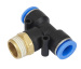 T male 1/4 connector for filling sealing machine