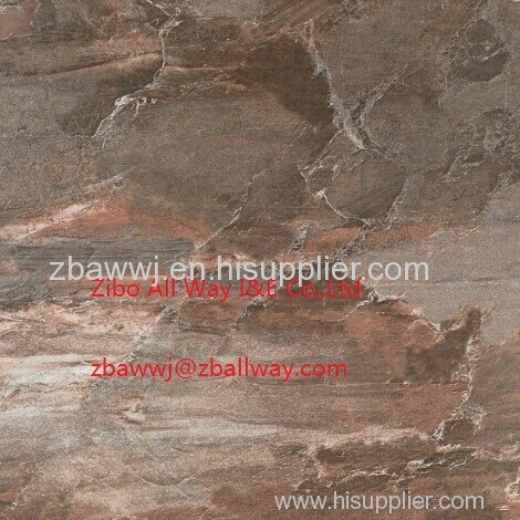 Marble-like rustic tiles Brown color(Can be OEM)