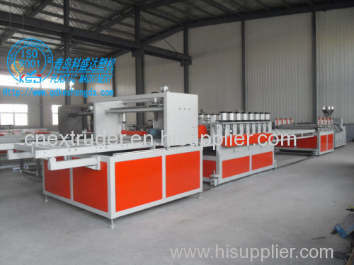 PVC/WPC building template production line| PVC/WPC furnitureboard extrusion line