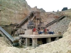 small construction equipment high capacity stone crushing plant
