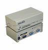 2 ports VGA Splitter Switch 250HZ , metal housing with video for classrooms , tradeshows