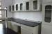 All Steel School science Laboratory Wall Bench With Hanging Cupboard
