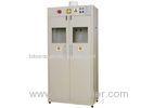 Lab Chemical Gas Cylinder Cabinet Grey / White With Aluminum Alloy Handle