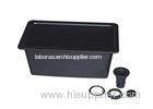 Black Acid Resistant Laboratory PP Sinks Lab Fittings 390*290*336mm