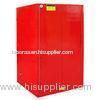 Small RED All Steel Flammable Safety Cabinet For Burnable Liquid / Gas