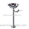 Emergency SS304 Manual Eye Washer With Flow Control Regulator , CE Certification