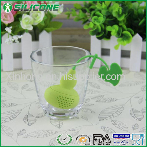 Chinese fruit shaped silicone novelty silicone tea filter