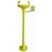 Yellow Customized Portable Eye Washing Station Lab Furniture With Two Nozzle