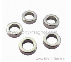 N45Permanent Axially Magnetized NdFeB Ring Magnets