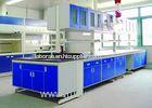 Popular Full Steel School Science Lab Island Bench Furniture With Drawer