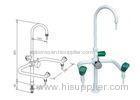 Single / Double Way PP Goose Neck Water Tap Lab Fittings Corrosion Resistant