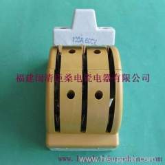 3P 100A-D Yellow porcelain knife switch