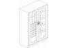 Professional Glass Door All Steel Lab Vessel Cabinet For Schools / Institutions