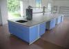 Flexible Epoxy Resin Board / Ceramic Plate Lab Island Bench For Hospital / School