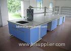 Flexible Epoxy Resin Board / Ceramic Plate Lab Island Bench For Hospital / School