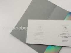 Custom art paper&cardboard company party invitation card design or printing online