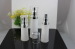 Tapered airless acrylic bottles acrylic airless pump bottle acrylic cosmetic bottle