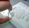 Minrui Thicker Strong Face destructive security adhesive label papers strong face destructible vinyl security label mat