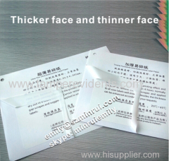 Minrui Thicker Strong Face destructive security adhesive label papers strong face destructible vinyl security label mat